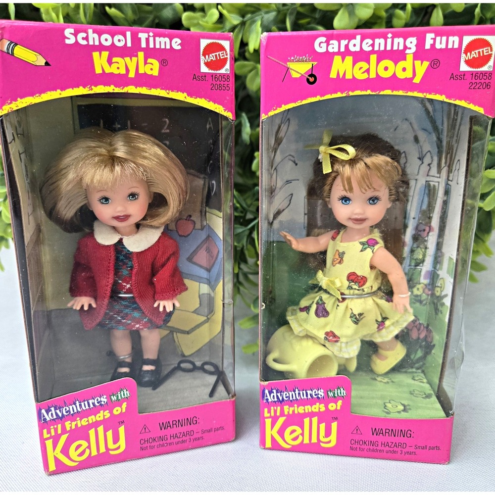 Mattel Barbie Li'l Friends of Kelly Kayla & Melody Doll Lot Original Unopened